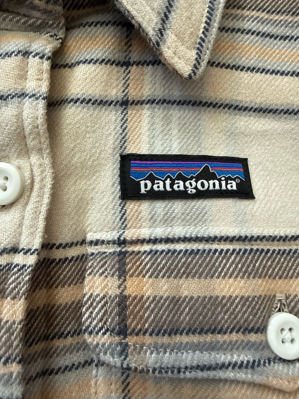 Patagonia Women’s Insulated Fjord Flannel Jacket Shacket (S) Organic Cotton EUC - Picture 6 of 14